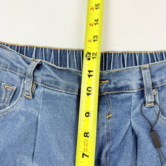 Vigoss Women's Wide-Leg Stretch Elastic Back Blue Denim Jeans Size 9/29 NWT - Picture 12 of 12